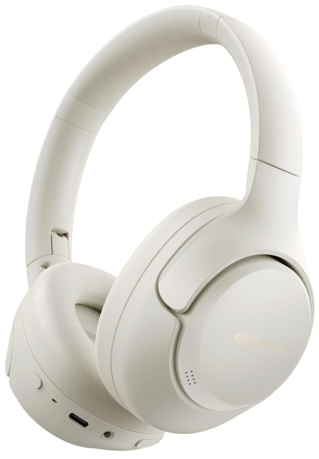 Boompods ORBIT ANC - kõrvasisesed aktiivsed mürasummutavad kõrvaklapid - kerged juhtmevabad kõrvasisesed kõrvaklapid mikrofoniga, Bluetooth, USB-C laadimine, 18+ tundi heli/muusika taasesitust, liivakarva