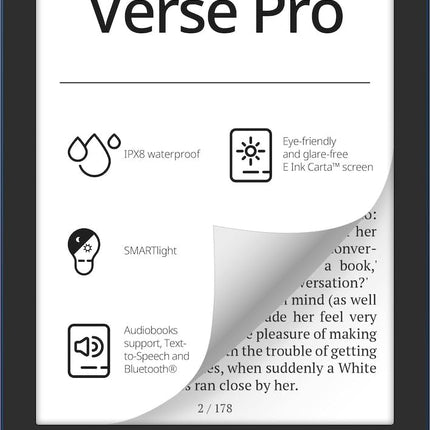 PocketBook Verse Pro Libro Electrónico 6" 16GB Cerúleo