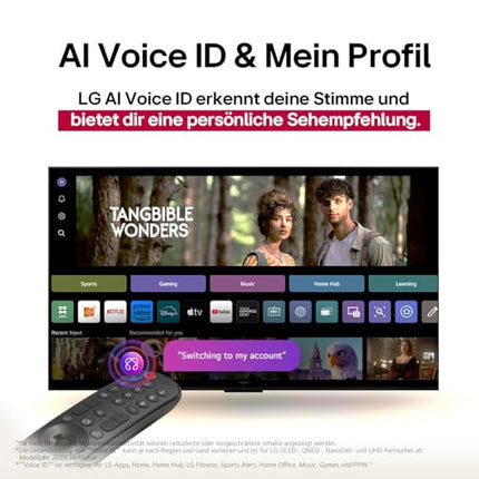 LG OLED48C5ELB teler 48-tolline (121 cm) 4K OLED evo AI-teler (α9 Gen8 4K AI protsessor, webOS 25, 120 Hz (VRR kuni 144 Hz)) [mudeliaasta 2025]