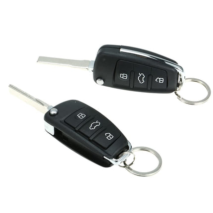 Shkalacar central locking universal car door lock trunk release, car alarm system, car key cover, keyless entry system central locking kit with remote control