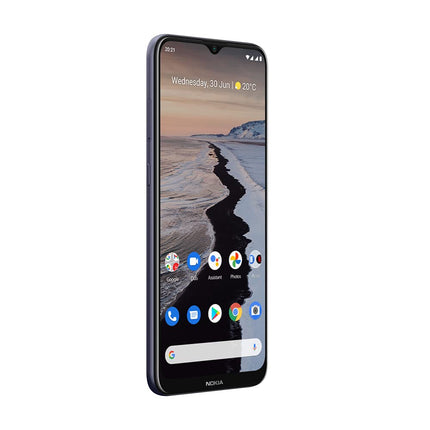 Nokia G10 nutitelefon Skandinaavia disainiga, kahe SIM-kaardiga, 3 GB muutmälu, 32 GB ROM-i, kuni 3-päevane aku tööiga, täiustatud 6,5-tolline ekraan, kolmekordne kaamera tehisintellekti režiimidega, Android 11 - öörežiim