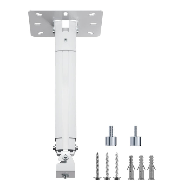 Suptek Projektori lakke kinnitatav pikendatav miniprojektori lakke kinnitatav reguleeritav seinakinnitus keermestatud adapteritega projektori DVR-kaamerale, max 13,6 kg (PR05MINI)