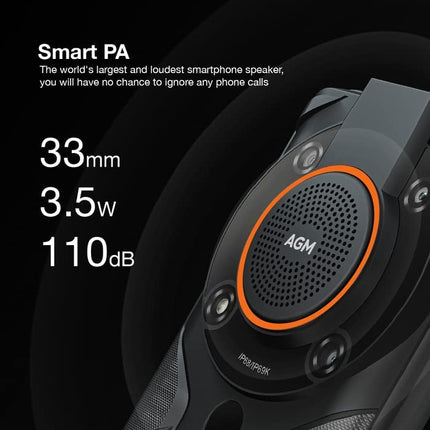 AGM Glory SE õues kasutatav nutitelefon 5G, Snapdragon 480 vastupidav telefon ilma lepinguta, 6,53" FHD+ ekraan Android 11 mobiiltelefon, 6200mAh aku IP68/IP69K veekindel, 8G+128G kahe SIM-kaardiga/NFC/GPS/Touch ID