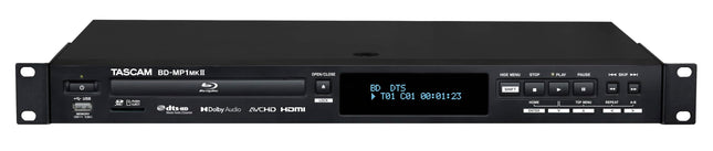 Tascam BD-MP1MK2 Professional Rackmount Blu-ray Player with SD and USB Playback