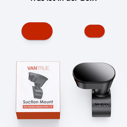 VANTRUE GPS-kleebise kinnitus N5/N4Pro autokaamerale USB-C pordiga, esiklaasile, GPS-vastuvõtja (kiirus, asukoht, marsruut), kehtib Windowsi ja Maci jaoks