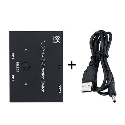 Chenyang 8K DisplayPort lüliti jaotur kahesuunaline DP lüliti 4K 1080p DP adapter