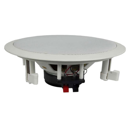 Pyle 20 cm lakke paigaldatav kõlar, lame bassikõlar, 250 W seinakõlar, kahesuunaline kõlar, laekõlar, stereosüsteem, kinnitussüsteem, süvistatav disain, valge, koju/kontorisse