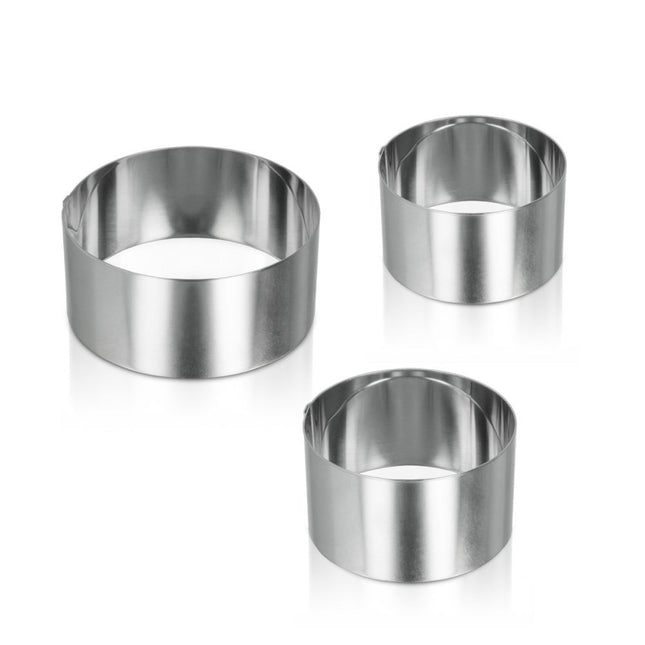 Metaltex küpsisevormid, roostevabast terasest, kogus: 1 komplekt, 3