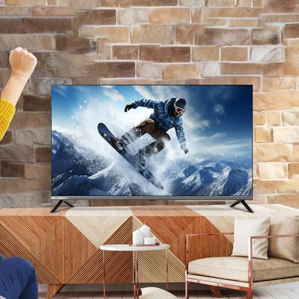 CHIQ 40-tolline (100 cm) nutiteler, FHD HDR10, Google TV, kolmekordne tuuner DVB-C/T/T2/S/S2, Dolby Audio, DBX-TV, sisseehitatud Chromecast, HDMI, USB, metallivaba