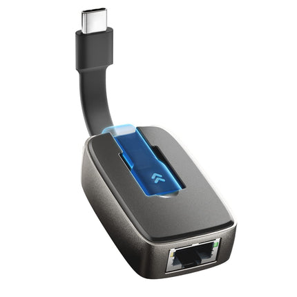 Cable Matters' Foldable USB C Ethernet Adapter, Portable USB C LAN Adapter, USB-C to LAN Adapter with 10/100/1000 Mbps Ethernet Network - Thunderbolt 4/3, USB4 Compatible