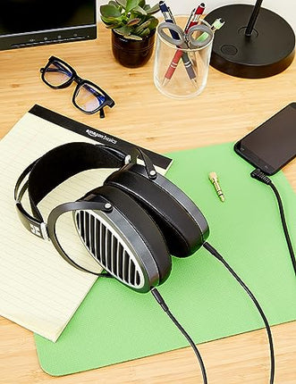 HIFIMAN Ananda kõrvaklapid, avatud tagaküljega Hi-Fi Planar magnetilised kõrvaklapid eemaldatava kaabliga audiofiilidele/kodusele meelelahutusele - mustad