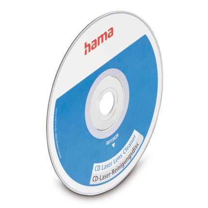 Hama puhastus-CD CD-mängijatele (laserpuhastus, puhastus-CD CD-mängijatele/autoraadiotele/CD-ROM-draiviga konsoolidele, pesaga mängijatele koos puhastusvedelikuga, puhastusketas)