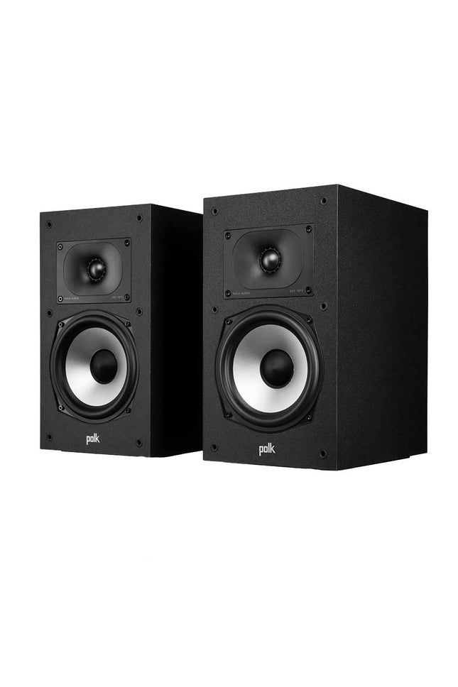 Polk Audio Monitor XT20 riiulikõlarid, stereokõlarid, ruumilise heli kõlarid, kõrglahutusega sertifitseeritud, Dolby Atmos ja DTS:X ühilduv, HiFi ja kodukino kõlarid (paar), must