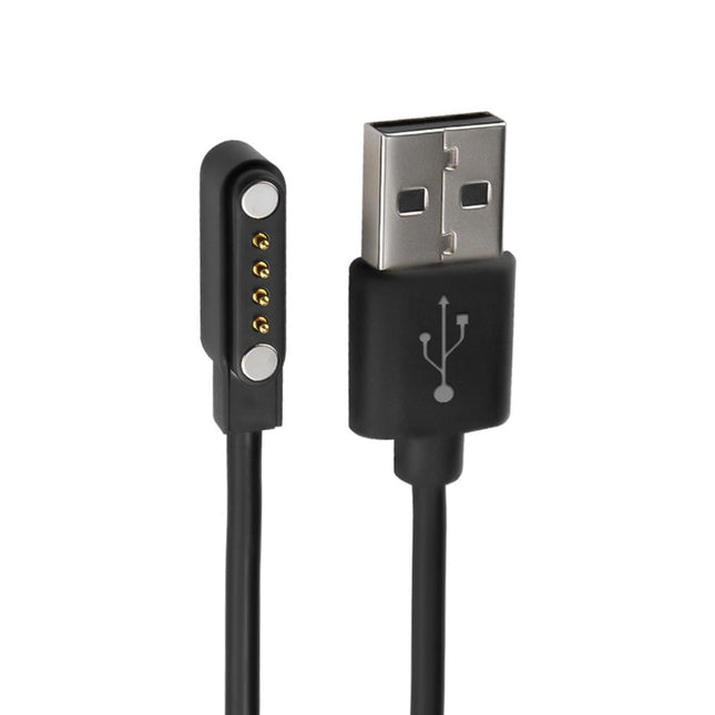 Haourlife magnetiline asenduslaadimiskaabel luujuhtivusega kõrvaklappidele, USB-laadimiskaabel 4-kontaktiliste luujuhtivusega kõrvaklappidele, nutikelladele ja -rihmadele (7,62 mm samm)