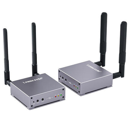 HDMI Wireless Transmitter and Receiver, Lemorele 656FT/200M Wireless HDMI Extender 1080P with HDMI LoopOut/IR 5G Streaming Video/Audio to TV, Projector, Monitor
