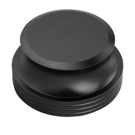 Aluminum Disc Stabilizer, Die-Cast Vinyl Record Weight Clamp, Music Playback Recording Equipment, Audio/Video, for Weight Player (Black)