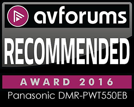 Panasonic DMR-PWT550EB Blu-ray mängija ja kõvakettasalvesti Freeview taasesitusega, must