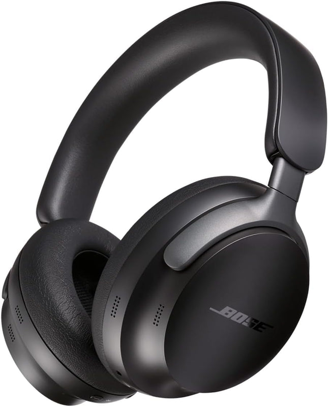 Bose QuietComfort Ultra kõrvaklapid, mürasummutusega ruumilise heli jaoks kõrvaklapid, ruumilise heli kõrvaklapid, kuni 24 tundi aku tööiga, tipptasemel ruumilise heli kõrvaklapid, mustad