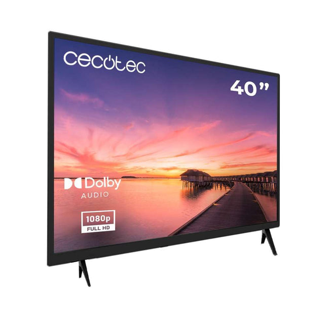 Cecotec TV - 40-tolline LED-teler, Full HD eraldusvõimega - 0. seeria 0040. Dolby süsteem, DVB-T/T2/C/S/S2 tuuner, 16 W kõlarid, 3 HDMI ja 2 USB-porti, välkmälu