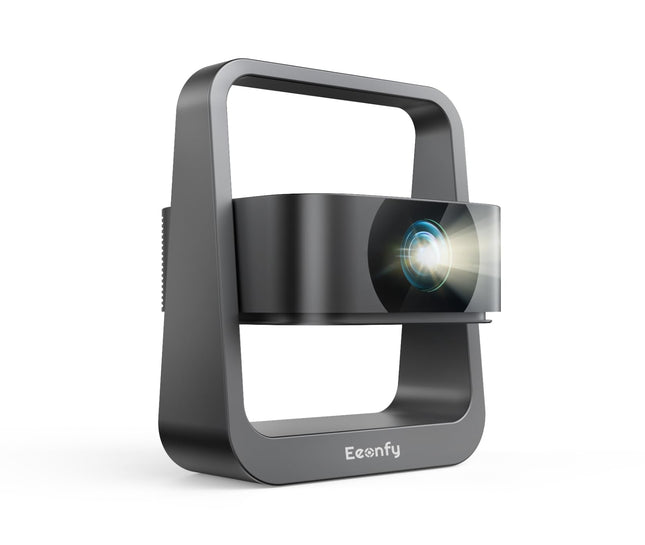 [Rakendusega integreeritud] Eeenfy nutiprojektor kaasaskantav, kodukino projektor 20 000 luksiga, 1080P tugi, E-fookus/Keystone'i korrektsioon, WiFi Bluetooth-projektor, väike välistingimustes kasutatav projektor mobiiltelefonile, värskendus 2025, must