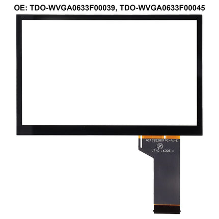 Ymiko auto puutetundlik ekraaniklaas, auto LCD puutetundliku ekraani digiteerija CD DVD puuteekraan, autoraadio puutetundliku ekraani klaasi vahetus MIB jaoks