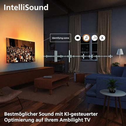 Philips Ambilight 77OLED760 4K OLED nutiteler - 77-tolline ekraan P5 AI Perfect Picture Engine Ultra HD, Titan OS, Dolby Vision ja Atmos heliga - töötab Alexa ja Google Assistantiga