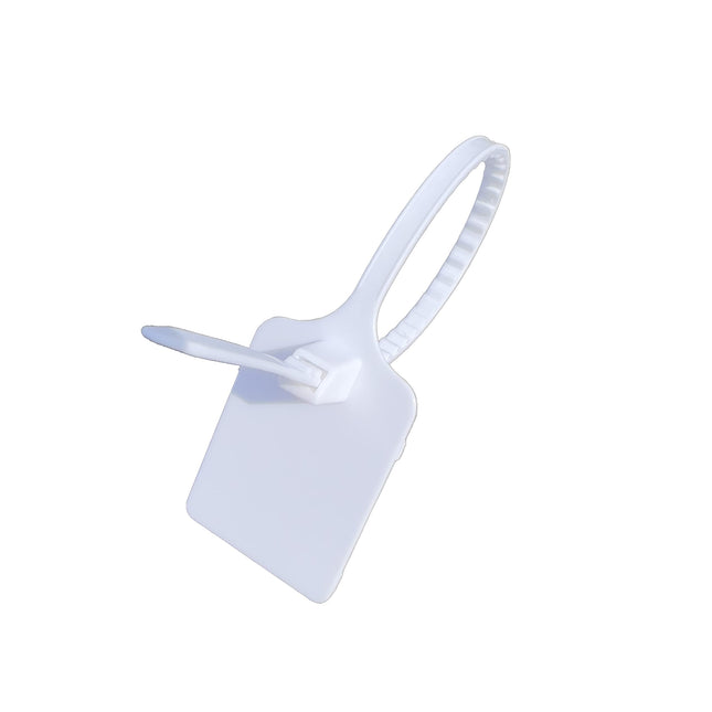 LavaRose Cable Ties with Large Label Tag for Cable Management, 50 mm x 70 mm, Cable Ties, Large Label for Writing and Identification, Secure and Strong, 100 Pack