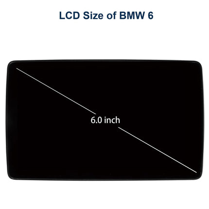 BMW Motorrad Navigator VI 6 LCD-ekraan BMW Motorrad Navigator VI Navigator 6 mootorratta LCD-ekraaniga puutetundliku ekraaniga digitaatori asendusekraan, must raamiga (versioon B)