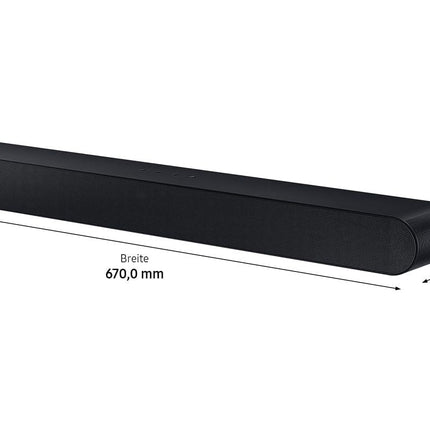 Samsung HW-S66GD 3.1-kanaliga kõik-ühes heliriba teleritele, Bluetooth-kõlar juhtmevaba Dolby Atmos 5.0 / DTS Virtual:X, Q-Symphony ja Adaptive Sound Lite'iga [2024]