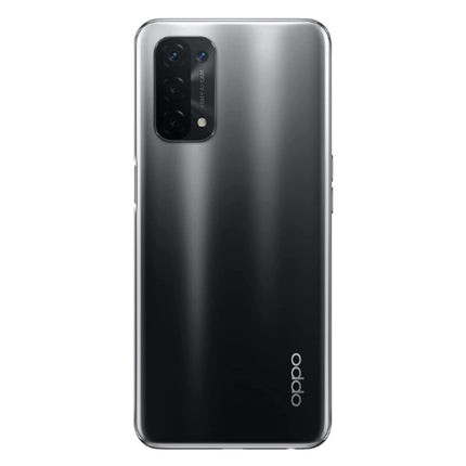 OPPO A74 5G – 6 GB muutmälu ja 128 GB + laiendatav salvestusruum, SIM-kaardita nutitelefon (6,5-tolline ekraan, 5000 mAh aku, 48 MP neljakaamera, 90 Hz värskendussagedus) – fluidmust