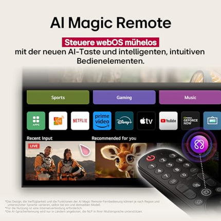 LG OLED48C5ELB teler 48-tolline (121 cm) 4K OLED evo AI-teler (α9 Gen8 4K AI protsessor, webOS 25, 120 Hz (VRR kuni 144 Hz)) [mudeliaasta 2025]