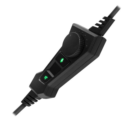 BG Xonar-X6 binaural peakomplekt, must, roheline, kõrvaklapid – kõrvaklapid (mängukonsool/arvuti/mängud, binaural, peavõruga, must, roheline, kunstnahk)