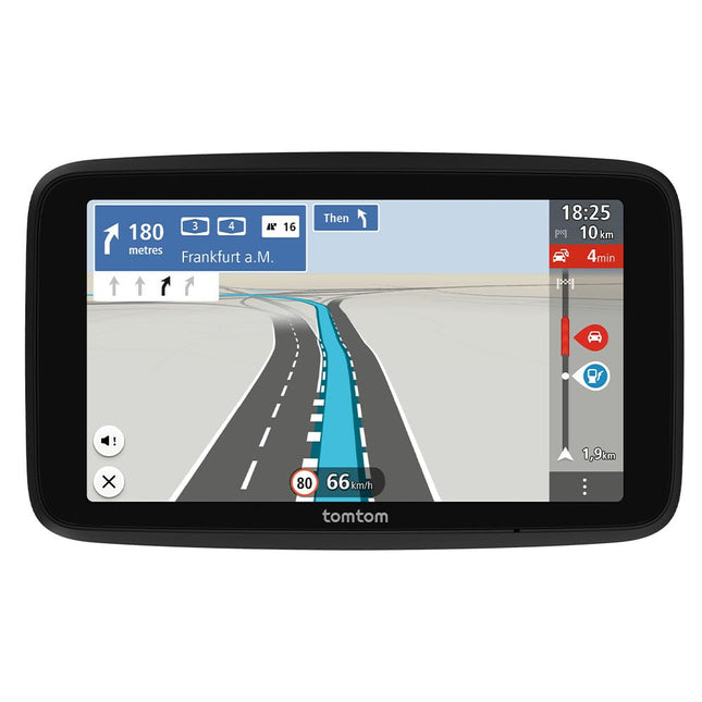 TomTom GO Classic teise auto navigatsiooniseade (6-tolline, liiklusummikute vältimine tänu TomTom Trafficule, Euroopa kaardi uuendused kaasas, uuendused WiFi kaudu, dünaamiline sõiduraja abiline, integreeritud, pööratav kinnitus)