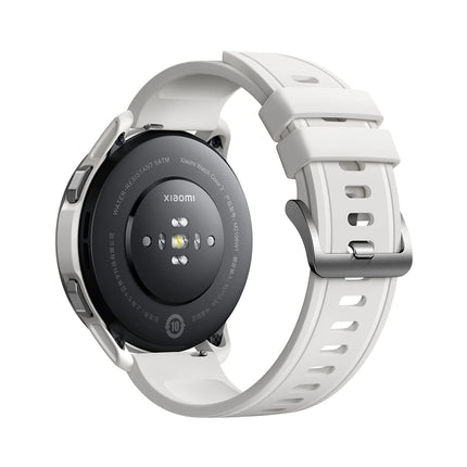 Xiaomi Watch S1 Active Smartwatch (1.43" AMOLED HD; 117 training modes; SpO2, heart rate &amp; sleep monitoring; Bluetooth; NFC; GPS, 5 ATM, up to 12 days battery life, Alexa) White, XM100023-99
