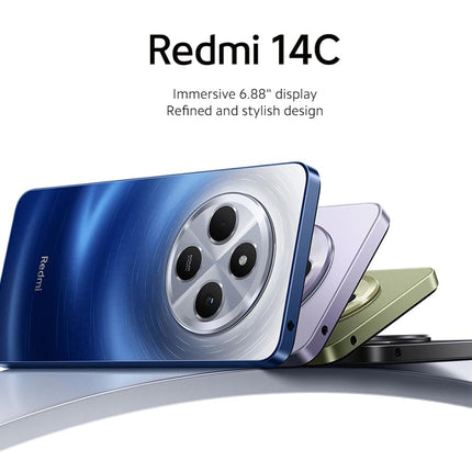 Xiaomi Redmi 14C NFC Mobile Phone 120Hz 6.88" Display, 8+256GB Smartphone Without with Helio G81 Ultra Processor and 50MP AI Dual Camera 5160mAh (This product does not have a charging head, Blue)
