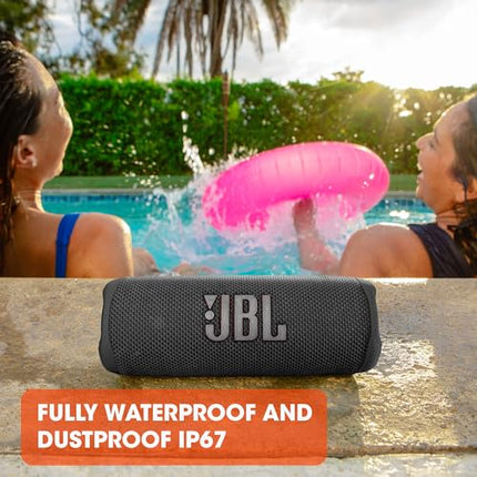 JBL Flip 6 Bluetooth Speaker - Camouflage – Waterproof, portable speaker with 2-way speaker system for powerful sound – Up to 12 hours of wireless music playback