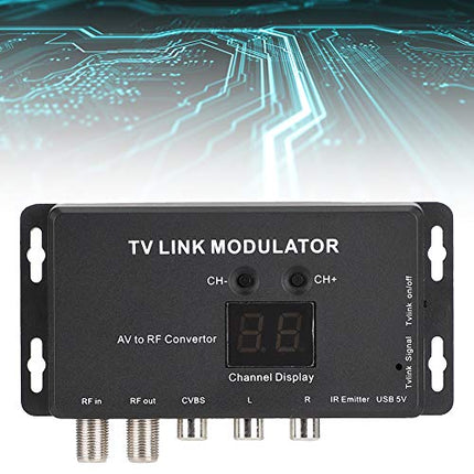 UHF modulaator, AV-RF muundur, IR-laiendaja kanalite kuvamisega, UHF TV LINK modulaator, PAL, USB5V @400 mA, ühilduv digiboksi ja teiste A/V allikatega
