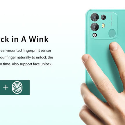 Blackview A55 PRO 4G Mobile Phone without Contract, Helio P22 Octa-Core 4GB+64GB, 5MP+13MP Camera, 6.53'' HD+ IPS, 4780mAh Battery, Android 11 DUAL SIM Smartphone GPS, Face Unlock Fingerprint White