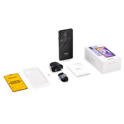Ulefone Note 21 Mobile Phones, 128GB/1TB SD Expansion, 8GB RAM Android 14, 90Hz 6.5 inch Octa Core 5000mAh, 4G Dual SIM Smartphone Fingerprint Face ID, Phone Case, Black