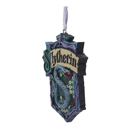Nemesis Now Harry Potter Slytherin Crest Hanging Figurine, 8 cm, Green