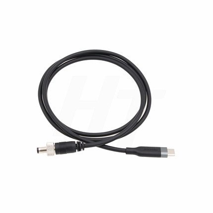 HangTon 12V 3A PD USB-C lukustatava alalisvoolu toitekaabel videoseadmetele PIX-E7, Atomos Ninja V, SmallHD 702 puutetundlik monitor