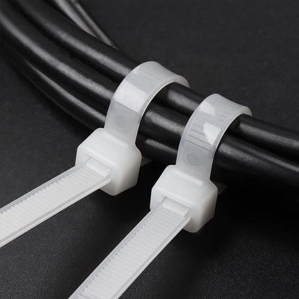 1000 tk valgeid kaablisidemeid, 100 mm x 3 mm, 10,2 cm. Kvaliteetsed kaablisidemed, iselukustuvad plastkaablisidemed, väikesed nailonist kaablisidemed koju, kontorisse, garaaži ja töökotta.