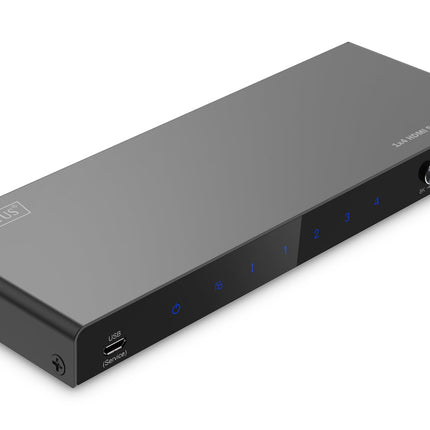 DIGITUS Splitter HDMI 1x4 8K/60Hz Toslink, Stereo, EDID Contr.