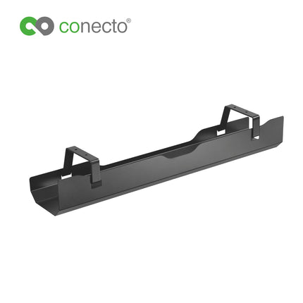 Conecto kaablihoidik lauale, kaablihaldus lauaaluse kinnitusega, must, SA-CC50880