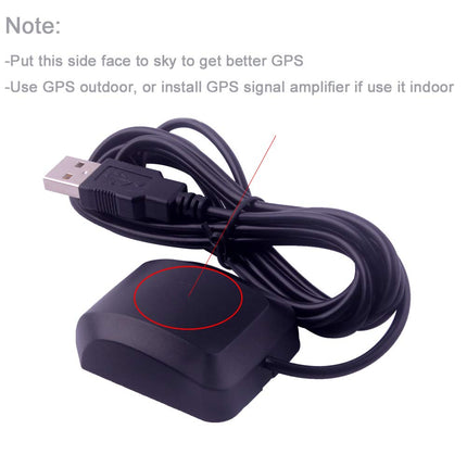 DIYmalls VK-162 G-Mouse USB GPS-adapteri vastuvõtja antenn M8 kiibiga välklambiga Raspberry Pi, Windowsi, Linuxi ja Google Earth jaoks