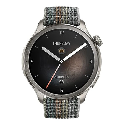 Amazfit Balance 46mm nutikell, kontaktivaba NFC-makse, tehisintellektiga treener, 14-päevane aku tööiga, une ja tervise jälgimine, GPS, 150 spordirežiimi, Bluetooth-kõned Androidile ja iPhone'ile