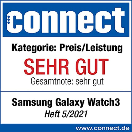 Samsung Galaxy Watch3, ümmargune Bluetooth nutikell Androidile, pöörlev raam, 4G, fitnesskell, aktiivsusmonitor, suur ekraan, 45 mm, titaanium, 36-kuulise tootjagarantiiga [välja arvatud Amazonis]
