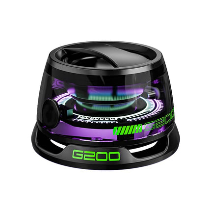 Multifunctional Magnetic Bluetooth Speaker, G200 Portable Bluetooth Speaker with Multi-RGB Color Light and Phone Holder, Waterproof Magbeat Bluetooth Speaker for Outdoor Travel