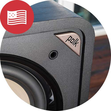 Polk Audio HTS 10 aktiivsubwoofer kodukino helisüsteemidele ja muusikale, 10" bassikast, 200 vatti, must