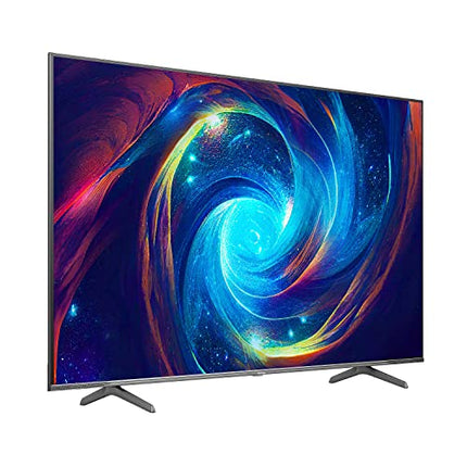 Hisense 65E7KQ PRO 164 cm (65-tolline) televiisor, 4K UHD, QLED, nutiteler, HDR, Dolby Vision IQ, 144 Hz (VRR), HDMI 2.1, mängurežiim PRO, kolmekordne tuuner, sisseehitatud Alexa, Dolby Atmos, tumehall [2023]
